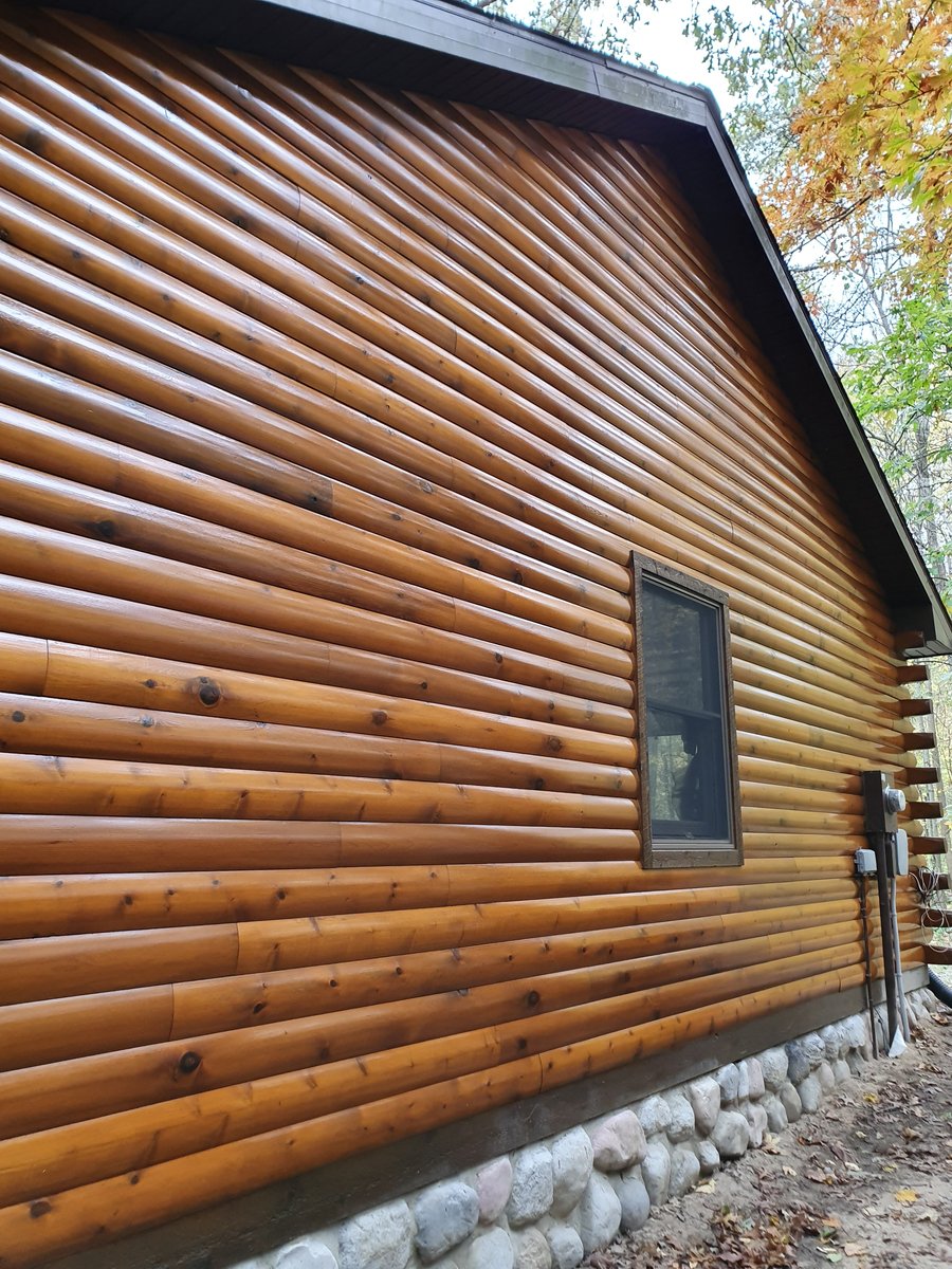 log cabin siding