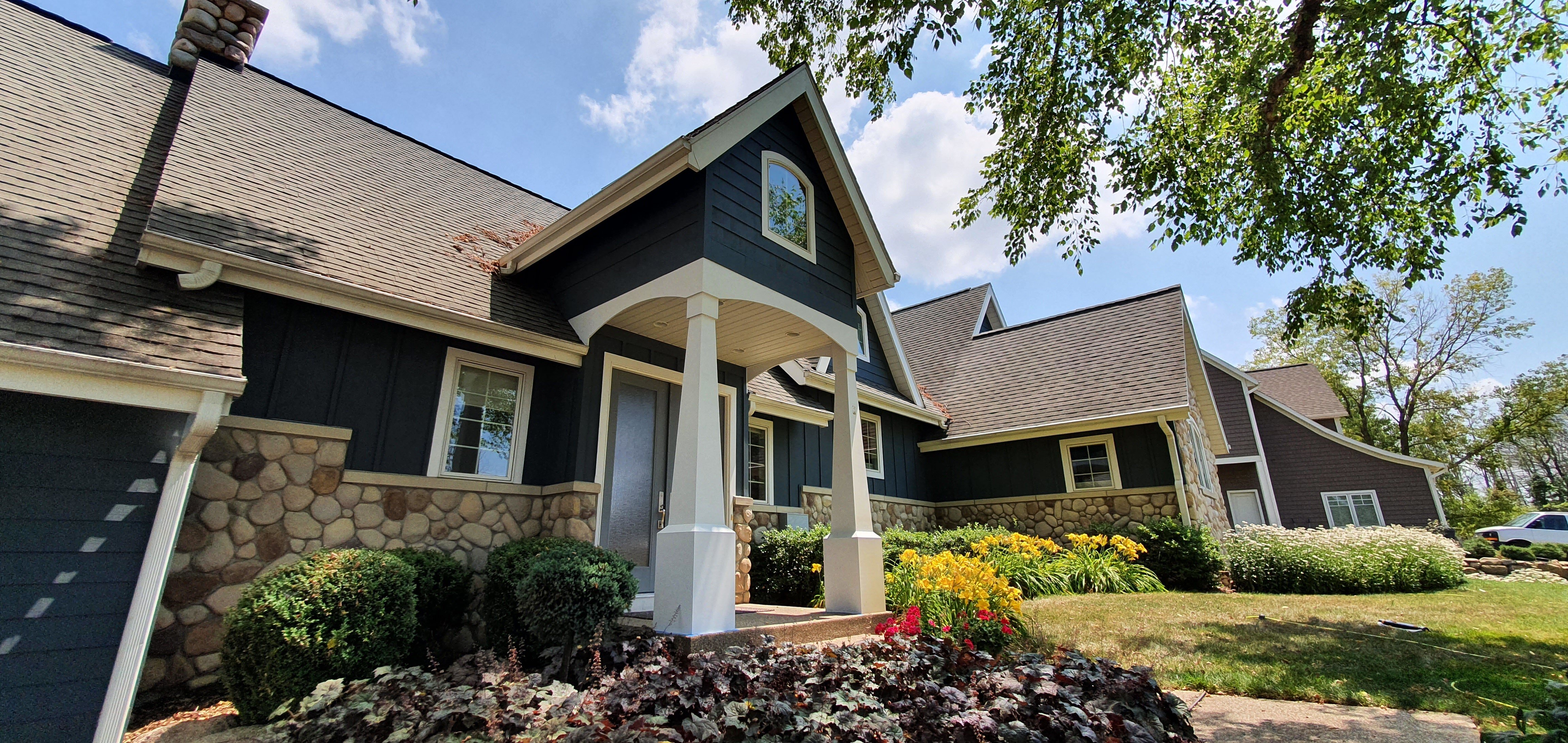 painted house exterior