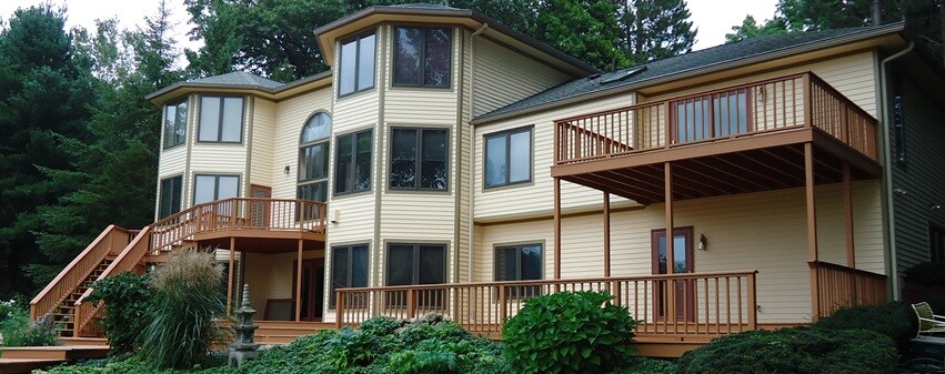 cedar-sided house